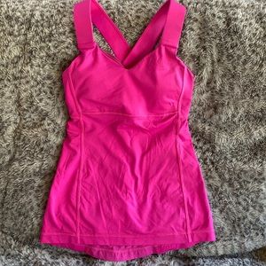 Lululemon hot pink top. Size 4